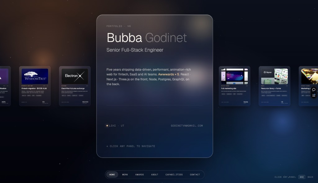 Glass thumbnail